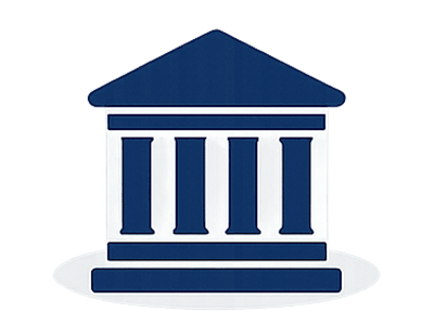 Outline of a columned building