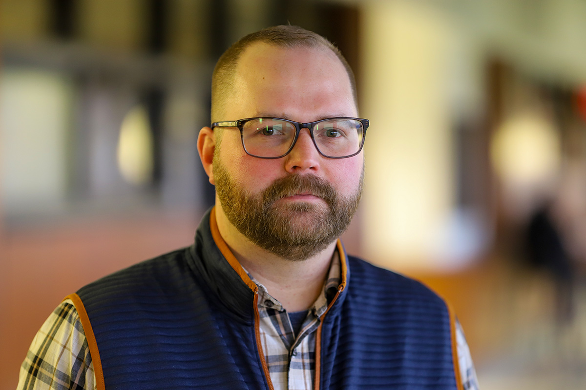 A portrait of a man