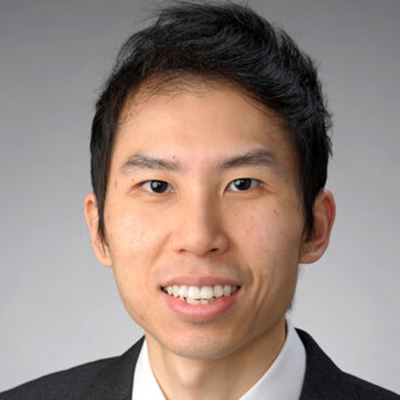 A man smiling.