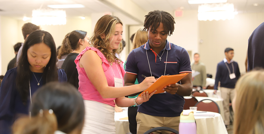 Students at the 2024 Engineering and Computer Science Leadership Conference