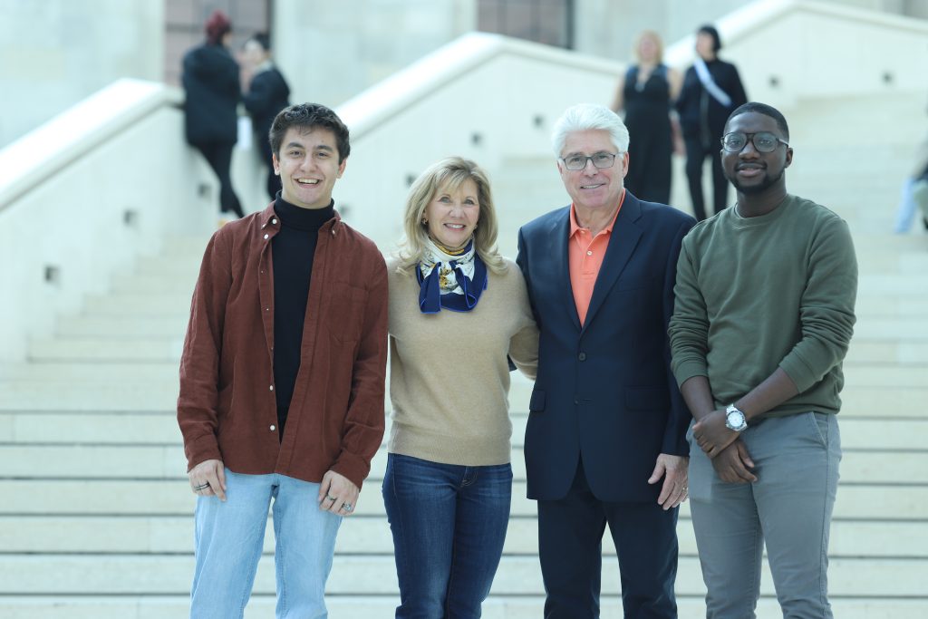 Jovanni Mosca, Kim and Mike Venutolo and Kwaku Amofah-Boafo 