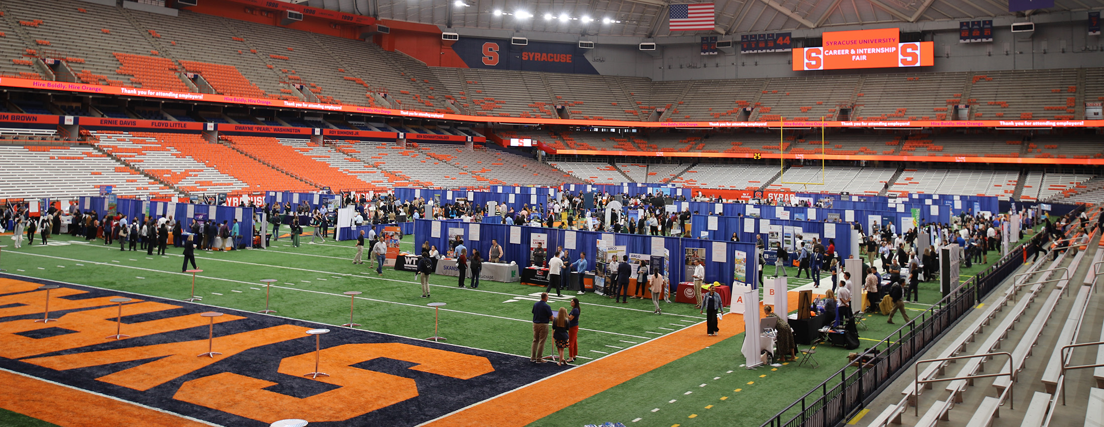 Career Fair in the JMA Wireless Dome