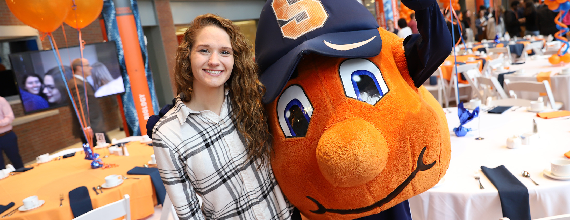 A Syracuse University Student and Otto