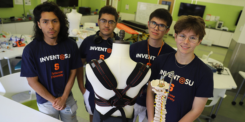 Team R!G students Jair Espinoza, Robert Adinolfi, Brayden Phillips and Ava Lubkemann