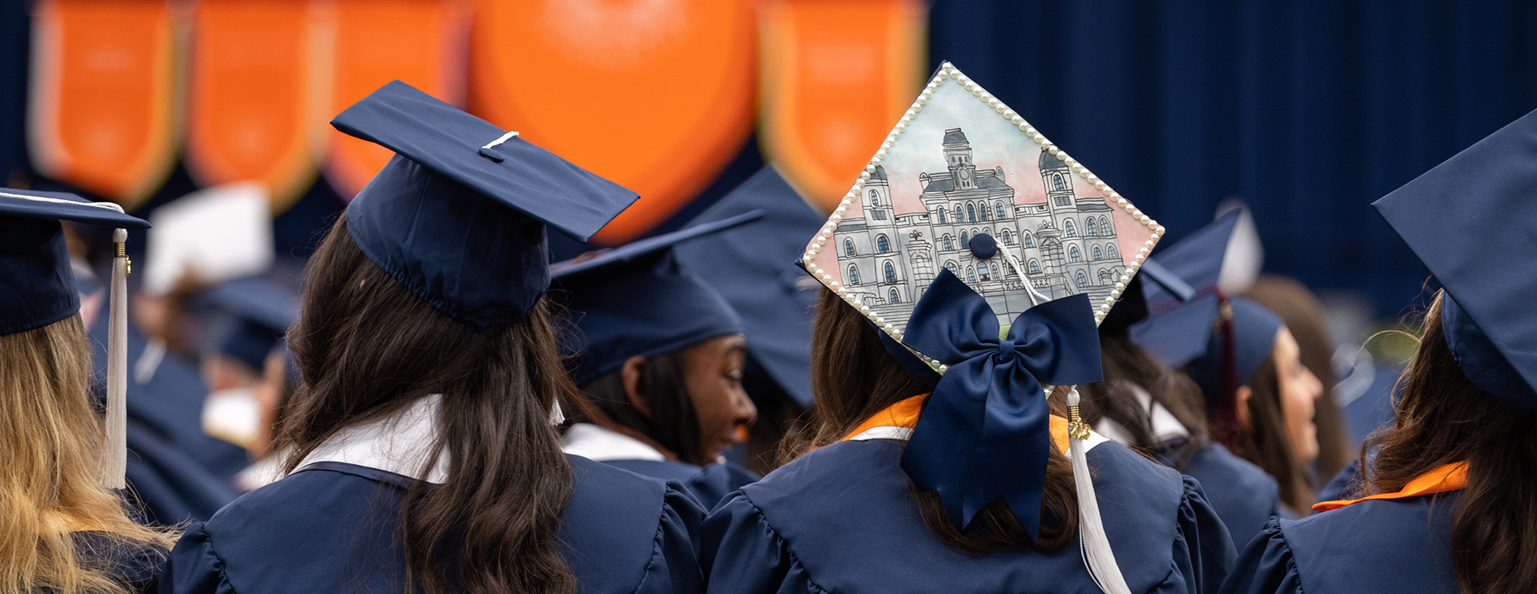 Students celebrate Commencement at the JMA Wireless Dome,