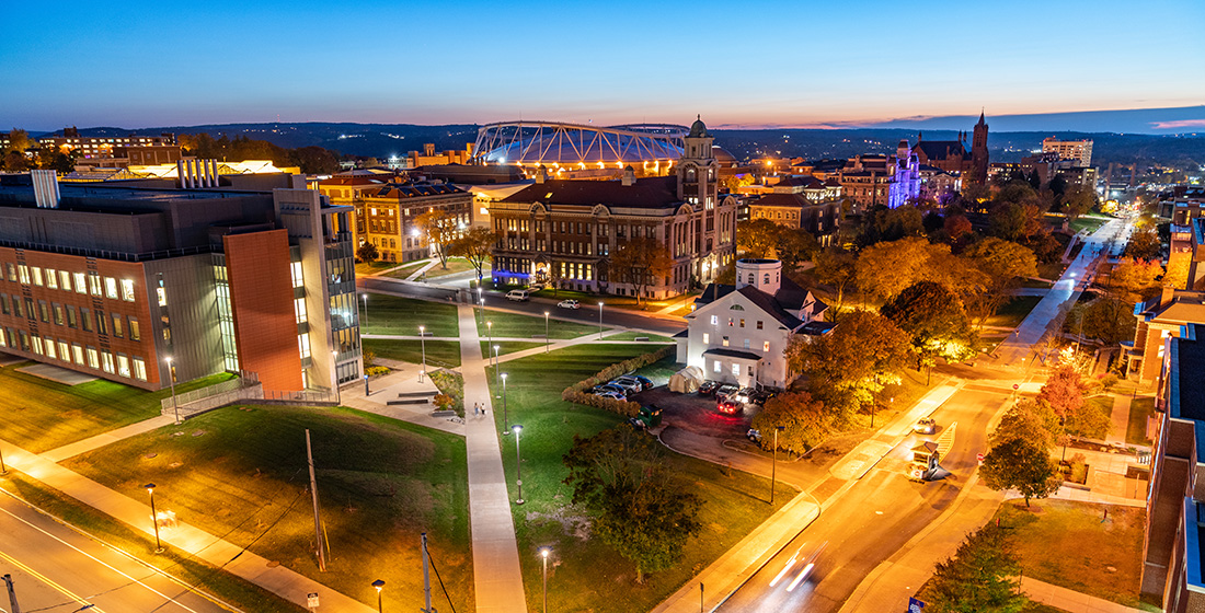 Syracuse University Campus in the Fall