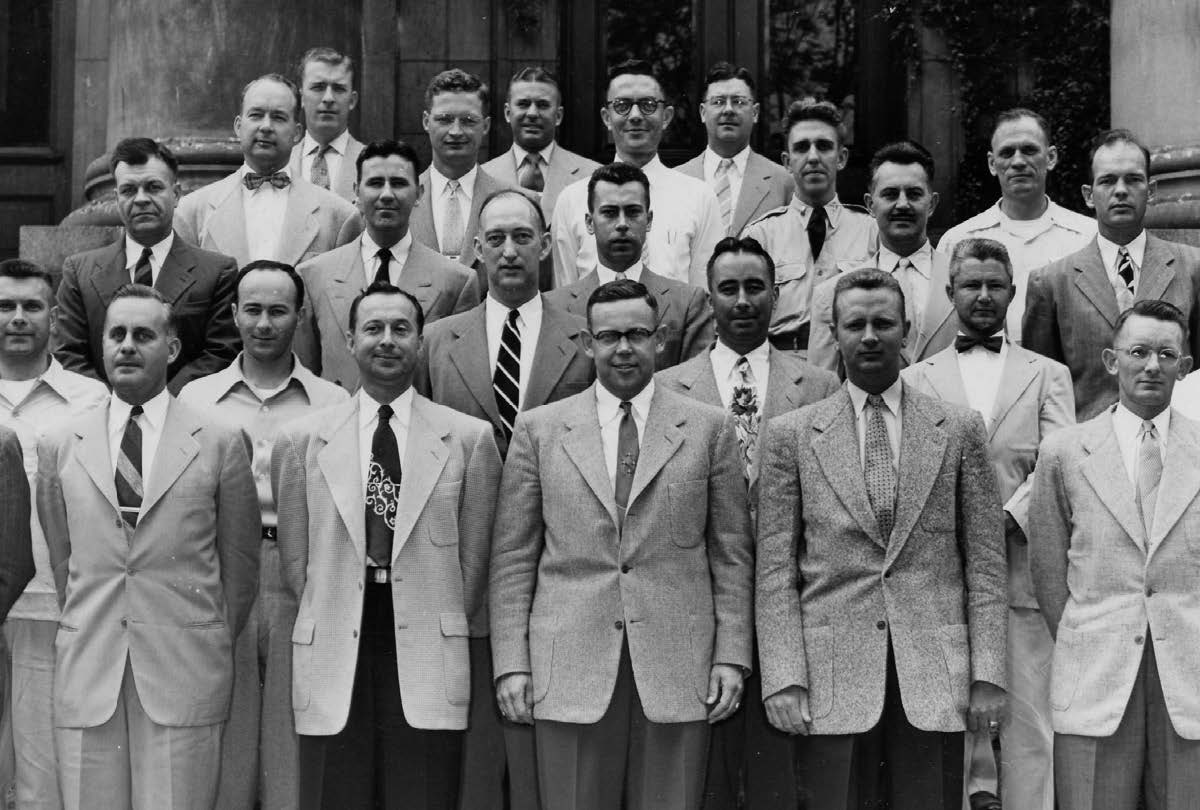 Army controllership program men standing