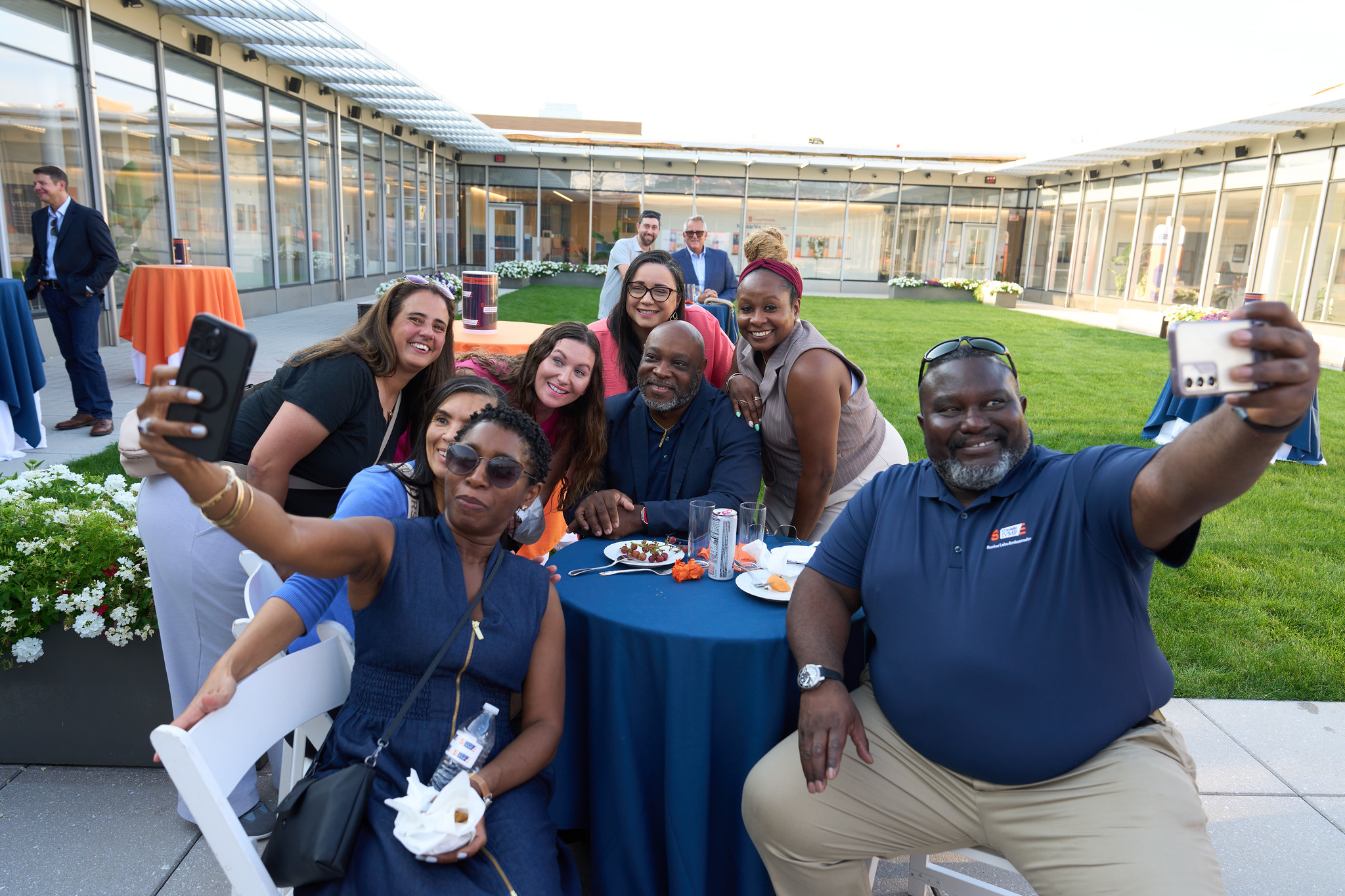 IVMF Ambassadors take a selfie at the NVRC.