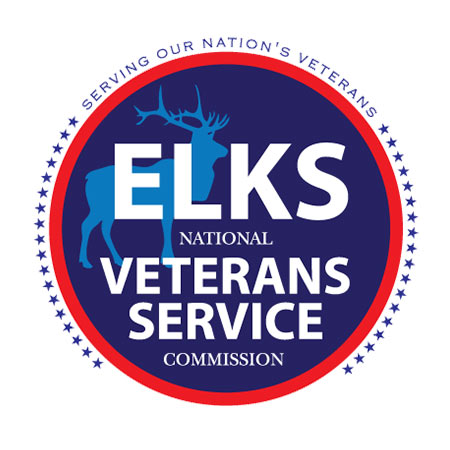 elks national veterans service commission logo