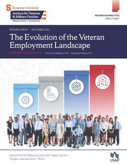 evolution ofthe veteran employment landscape cover