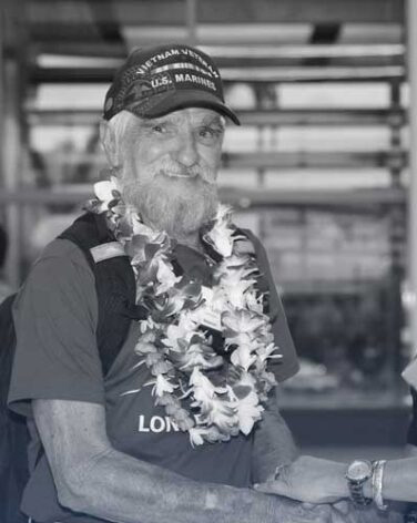 veteran in Hawaiian lay