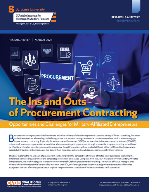 Thumbnail for research brief: The Ins and Outs of Procurement Contracting