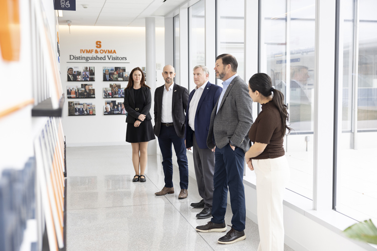 SCDVA visits the NVRC and tours the building. 