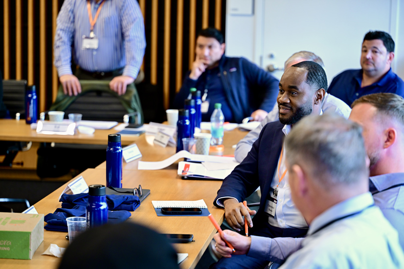 VPO participants sitting in a roundtable discussion. 