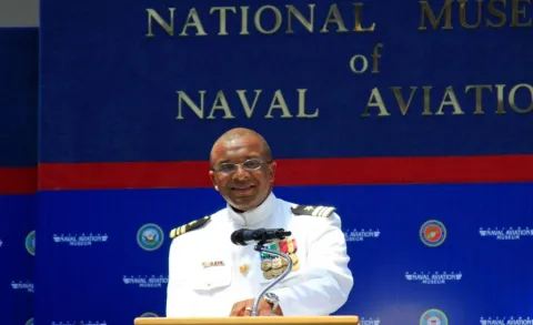 Anthony Cosby Naval retirement Speech.