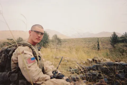 Nick Green in Iraq