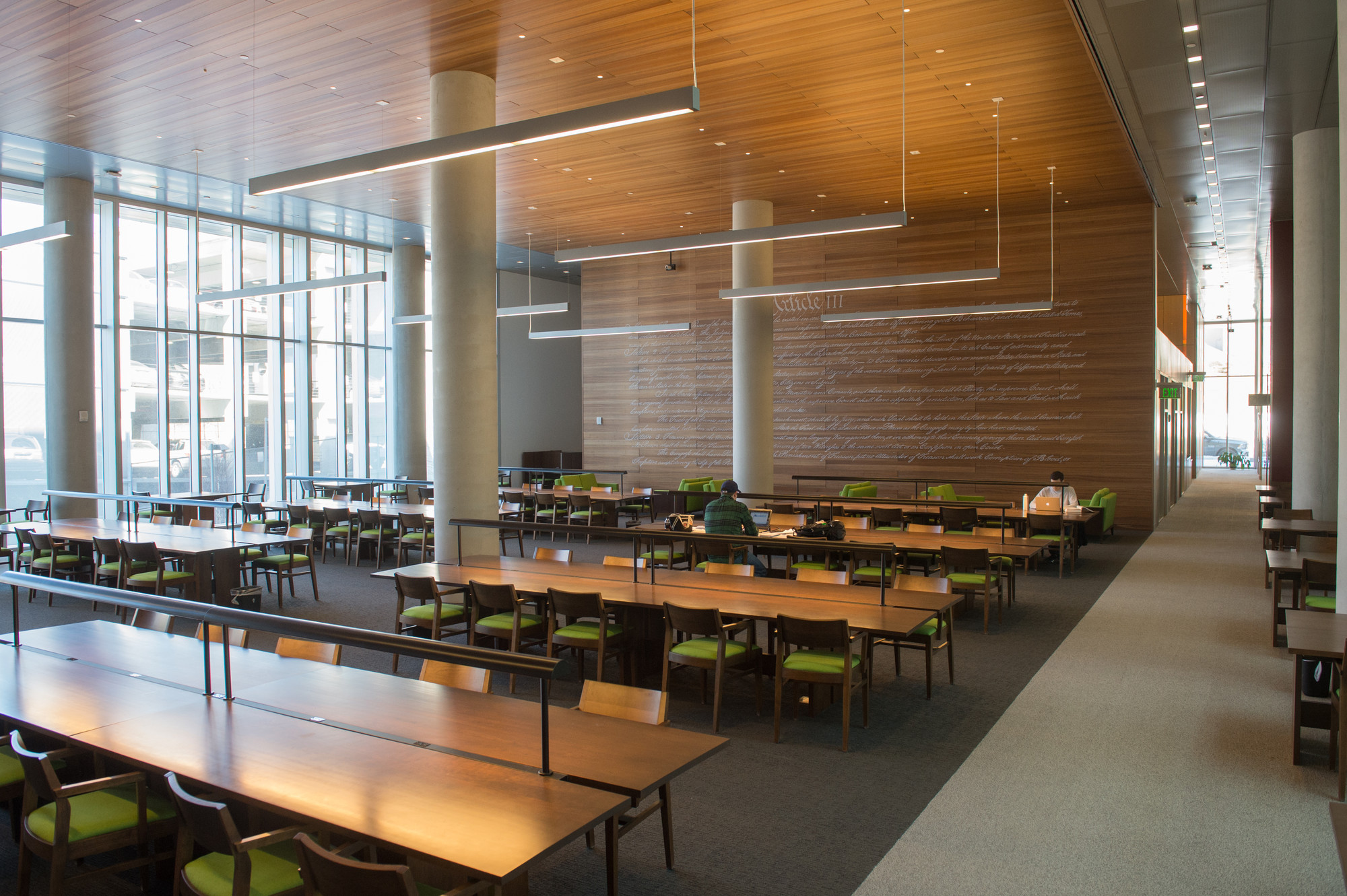 Library reading room