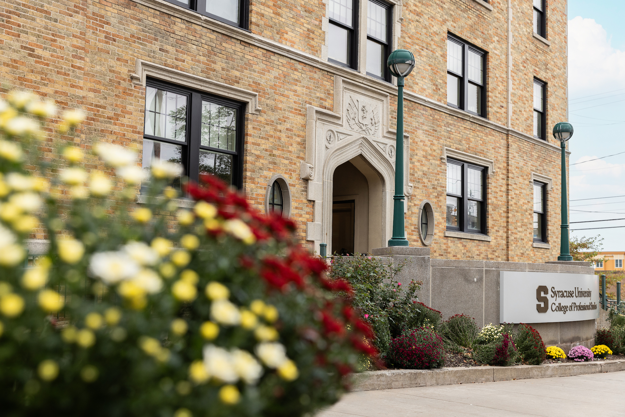 The exterior of the college of professional studies 
