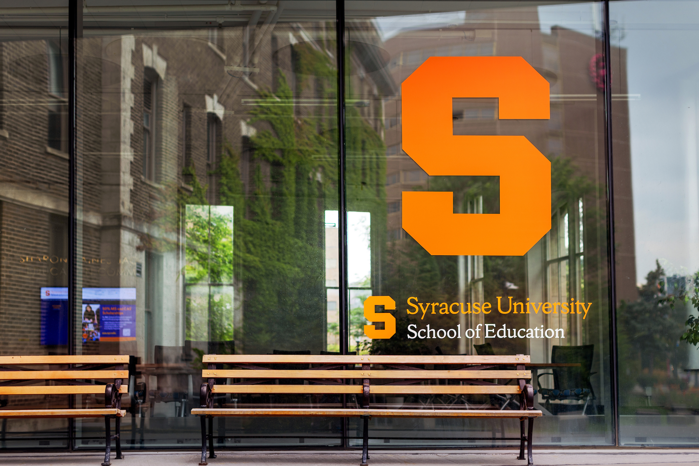 The exterior of the School of Education. 