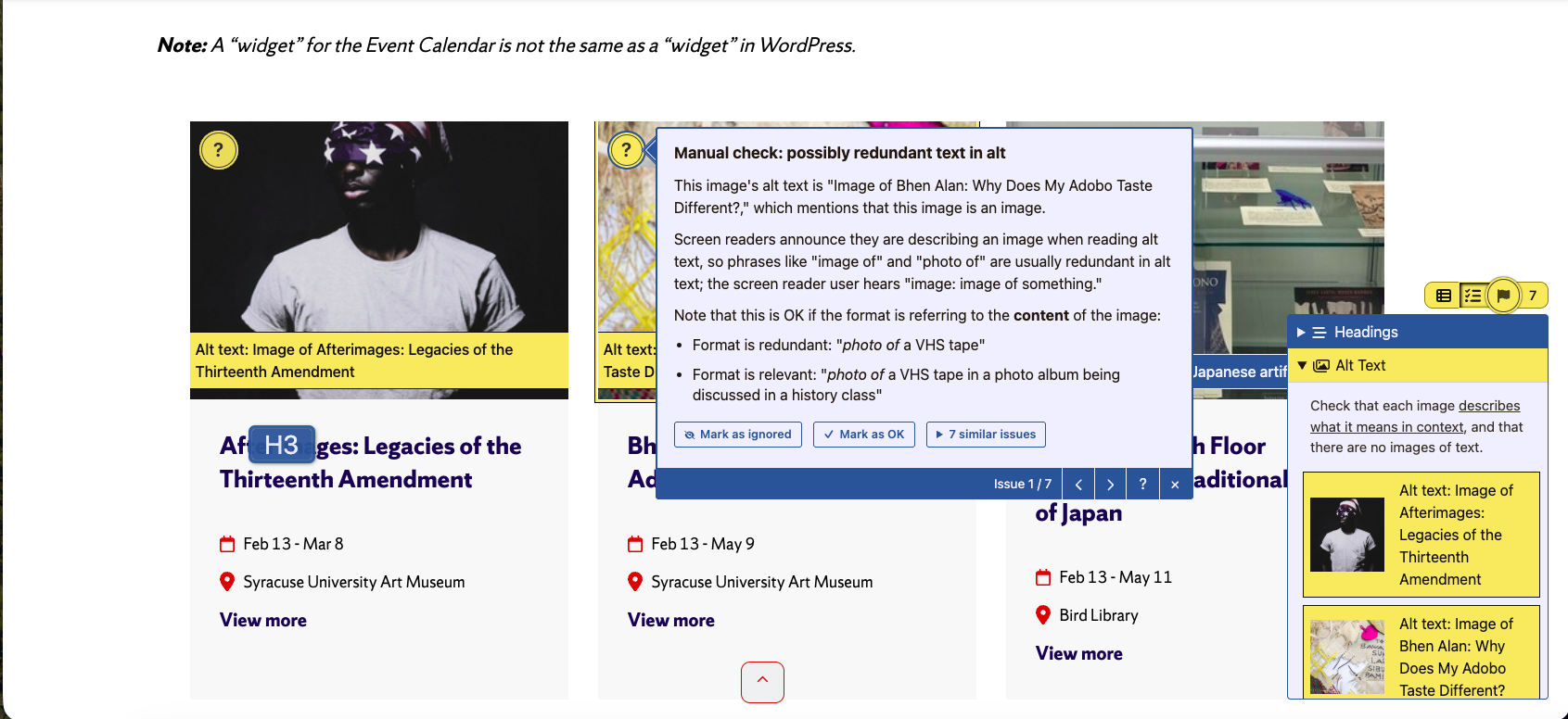 Drupal accessibility checker 
